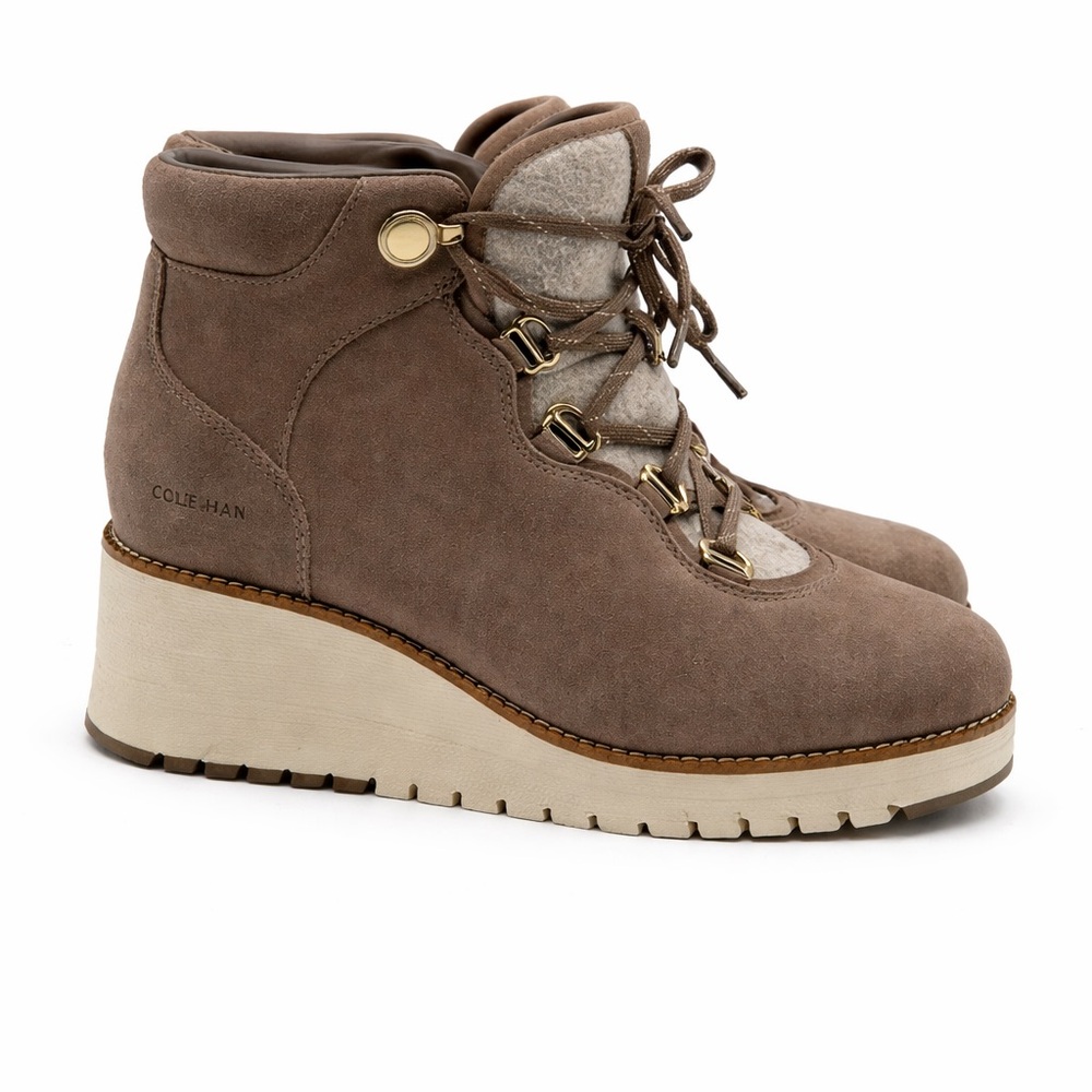 Cole Haan  Women's GrandExplore Waterproof Wedge Hiking Boots Size 6.5B - Picture 2 of 15